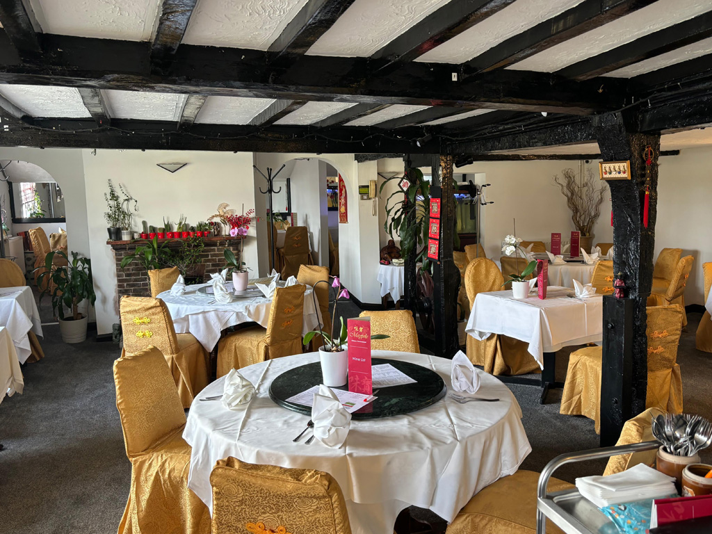 the maypole chinese and thai restaurant/takeaway. inside seating